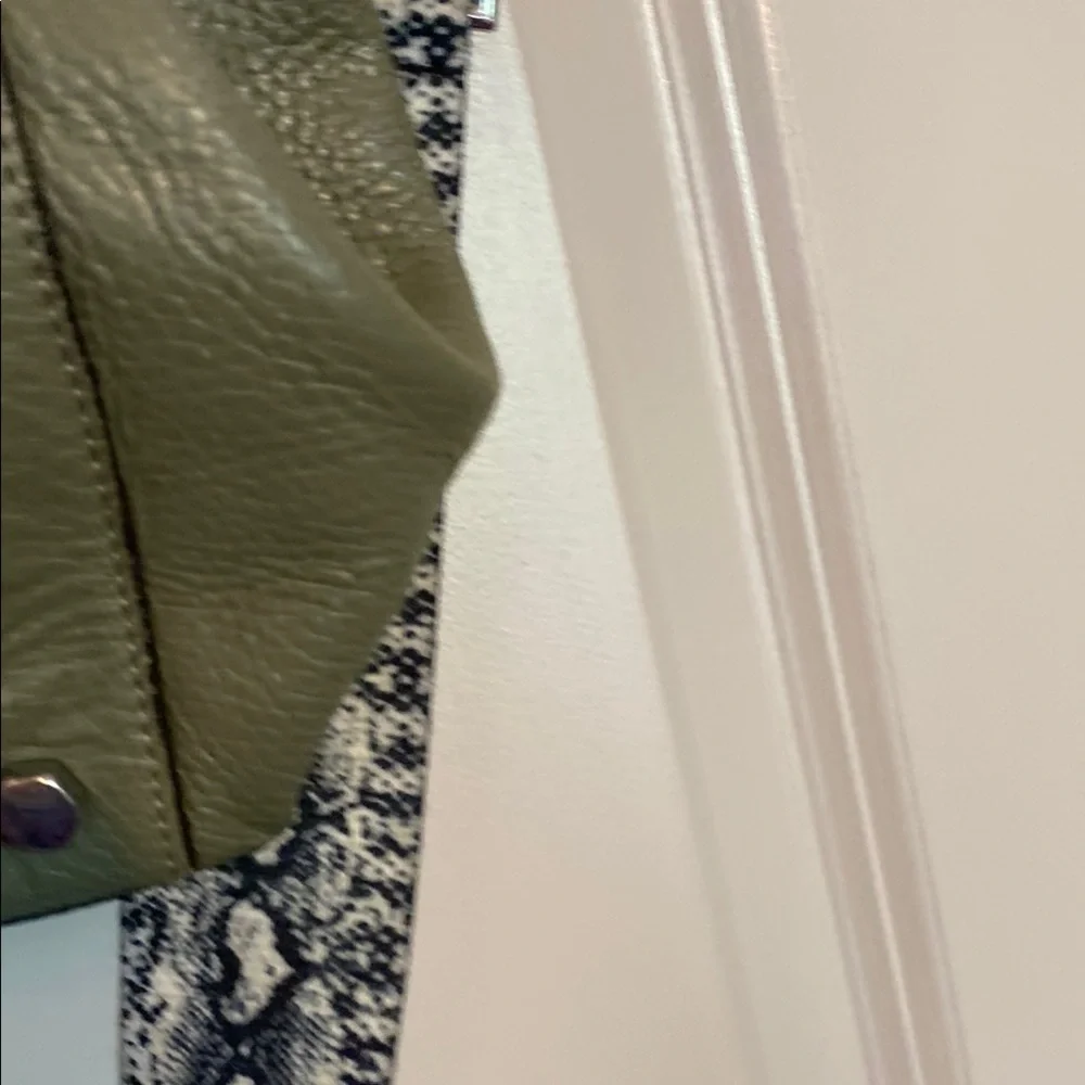 Rebecca Minkoff Olive Green Leather Handbag
